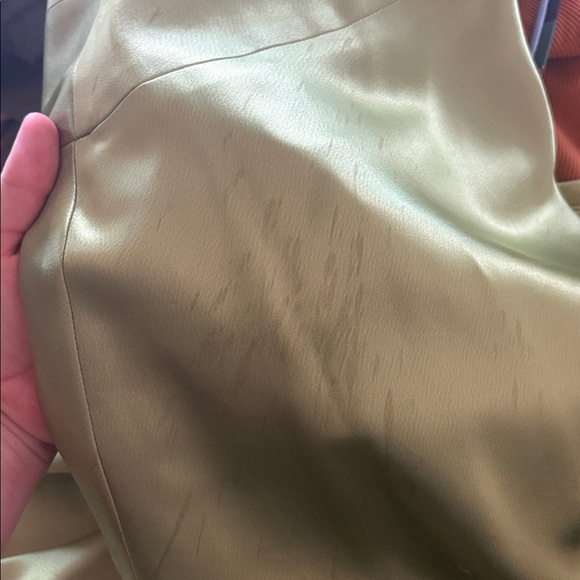 Jones New York Olive Silk Dress - Picture 3 of 3